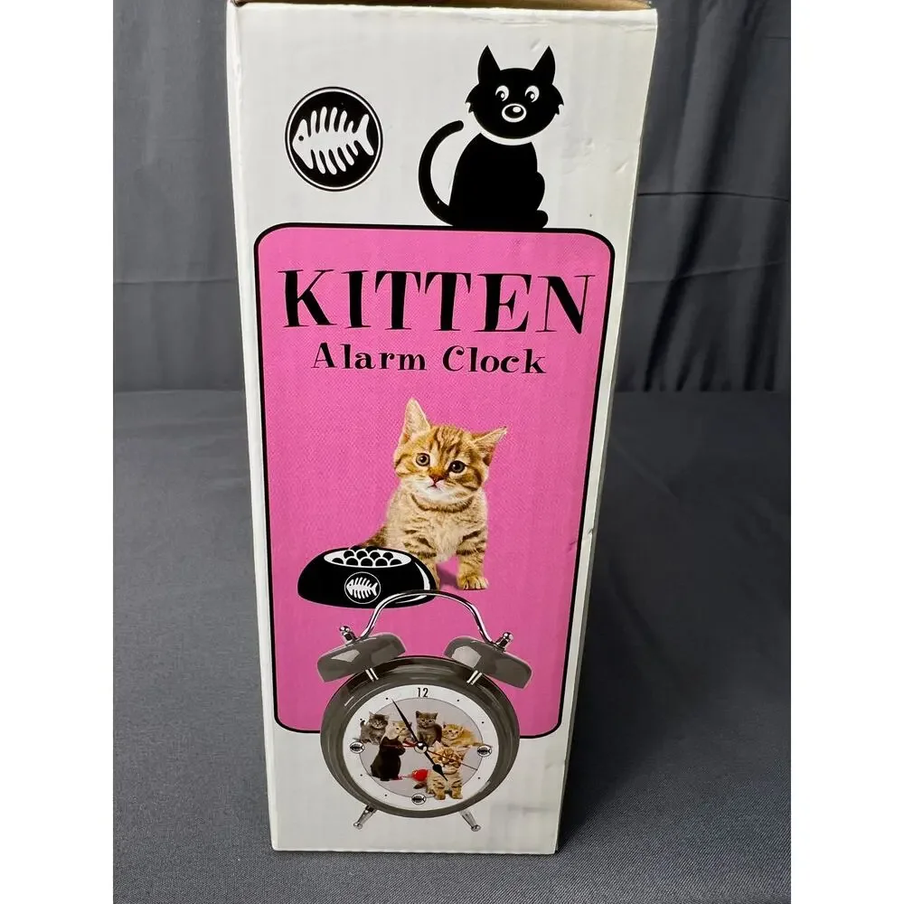 Vintage Kitten Alarm Clock NIP